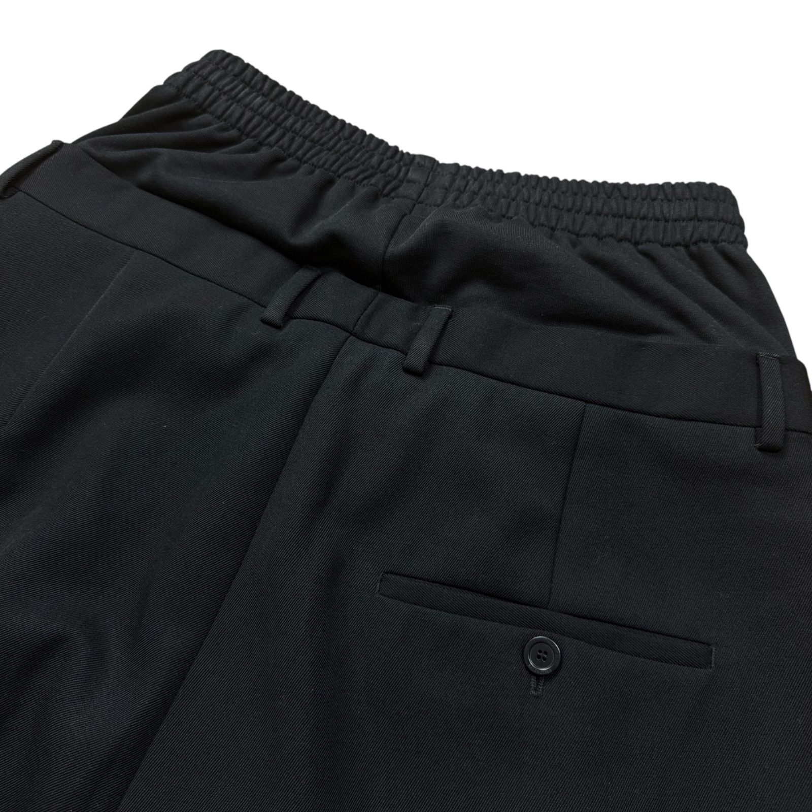 BALENCIAGA ウール スラックス BALENCIAGA - SKATER TAILORED / ウールトラウザース / ブラック