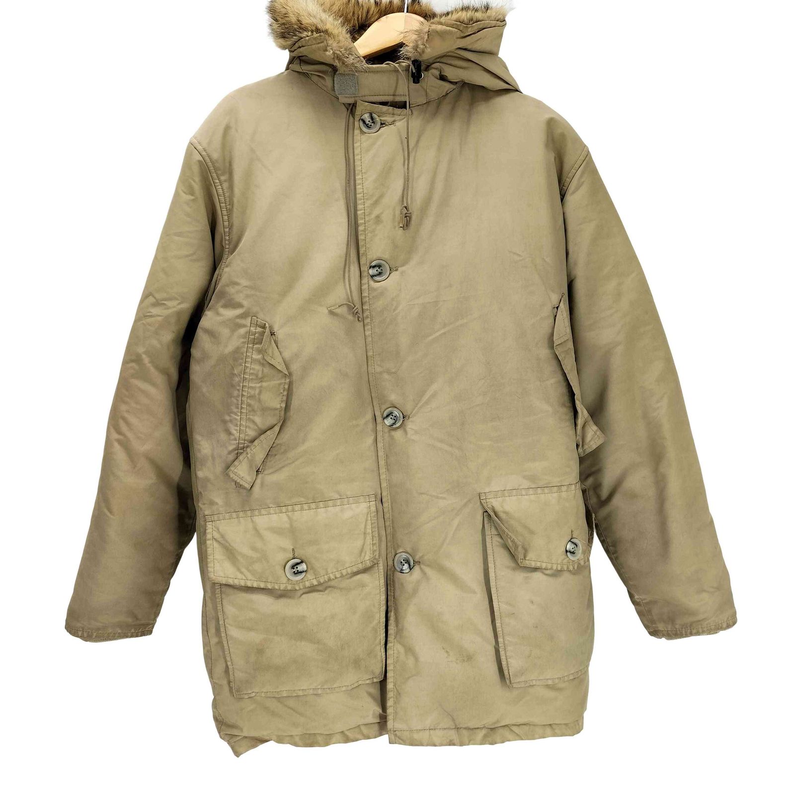 ウールリッチ WOOLRICH 70-80S USA製 白タグ 60/40 ロクヨンクロス 