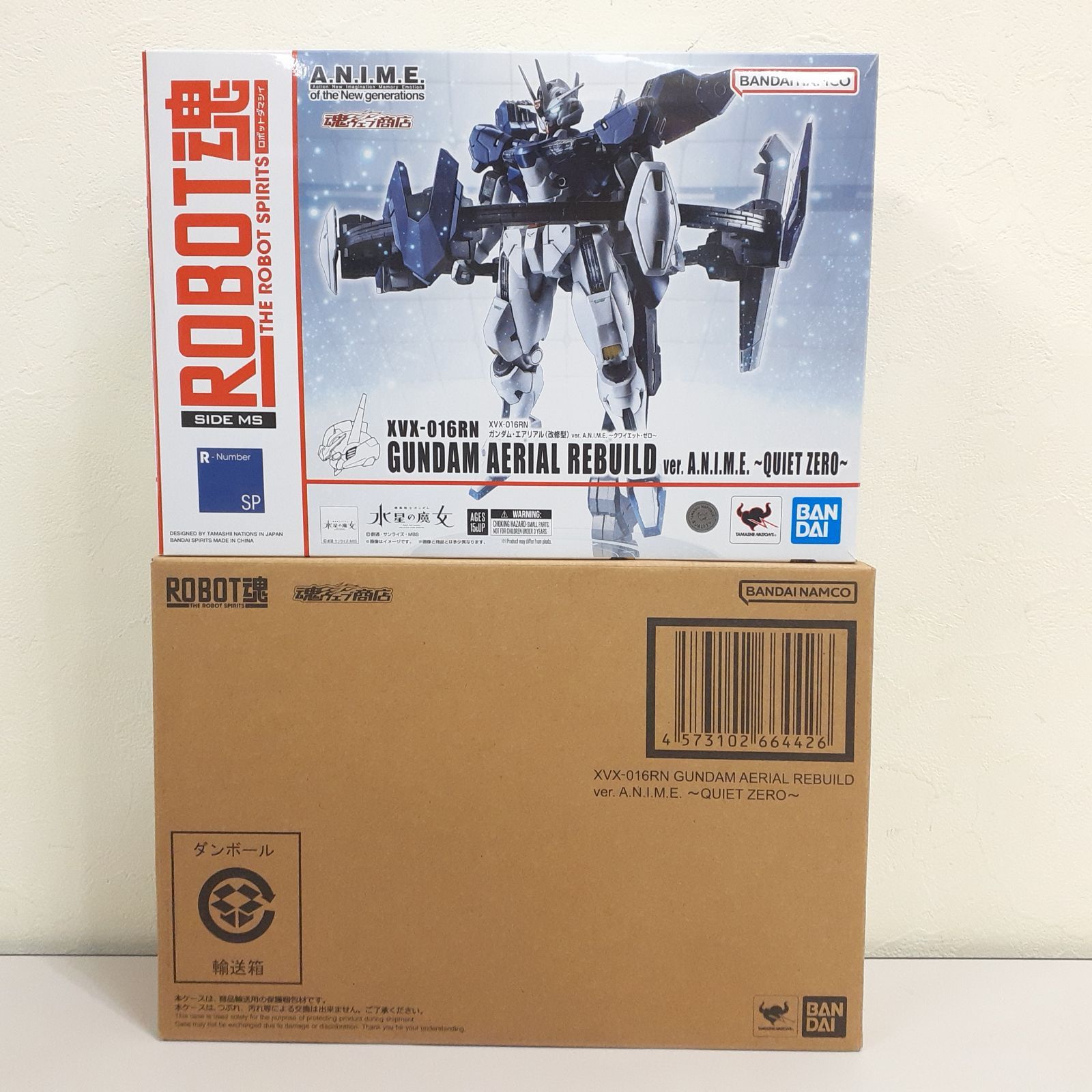 三沢店47 ROBOT魂 SIDE MS XVX-016RN ガンダム エアリアル 改修型 ver. A.N.I.M.E. ～クワイエット ゼロ～ 機動戦士ガンダム 水星の魔女 魂ウェブ商店 店舗併売品