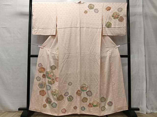 平和屋着物○訪問着 絞り 辻が花 金彩 正絹 逸品 CAAM4448vf