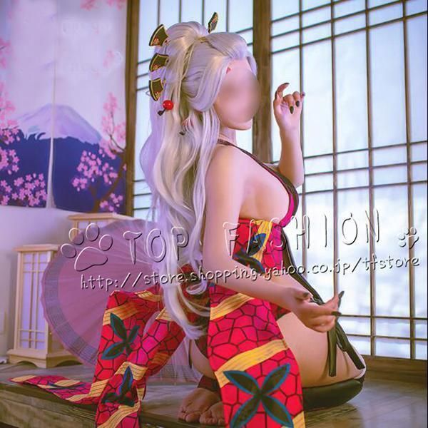 鬼滅の刃 堕姫 だき コスプレ衣装 簪付き 上弦の陸 十二鬼月 きめつのやいばグッズ コスチューム cosplay イベンド仮装 撮影 ハロウィン