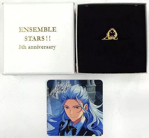 銀製品・指輪・アクセサリー(キャラクター)　乱凪砂 アニメイトリング フリーサイズ 「あんさんぶるスターズ!! 5th Anniversary」 中古】銀製品・指輪・アクセサリー(キャラクター) 乱凪砂