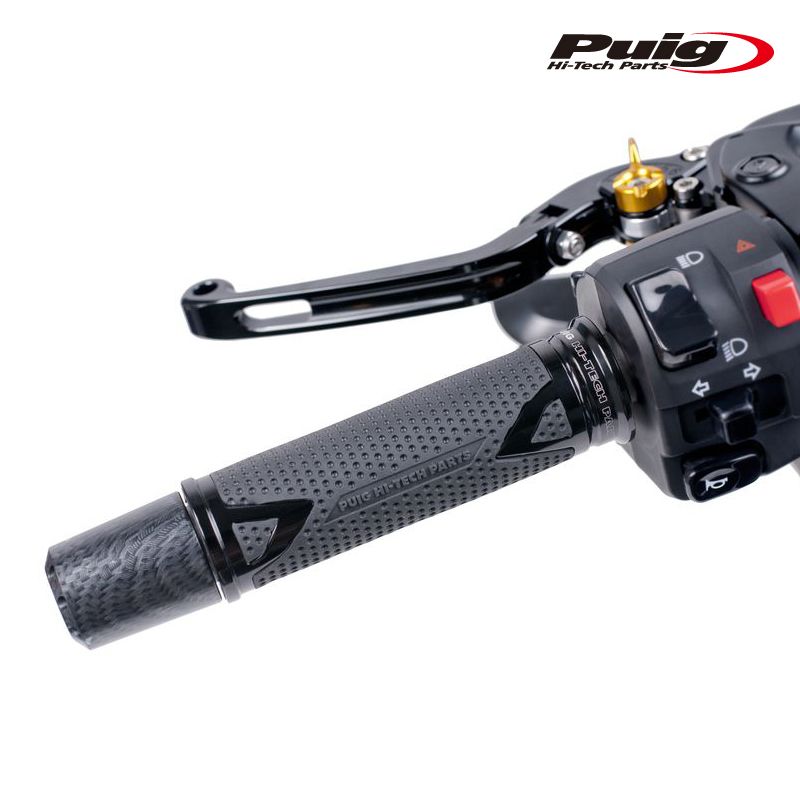 Puig 8191N RADIKAL GRIPS BLACK 123mm 汎用 ラディカル グリップ プーチ ハンドルバーエンド