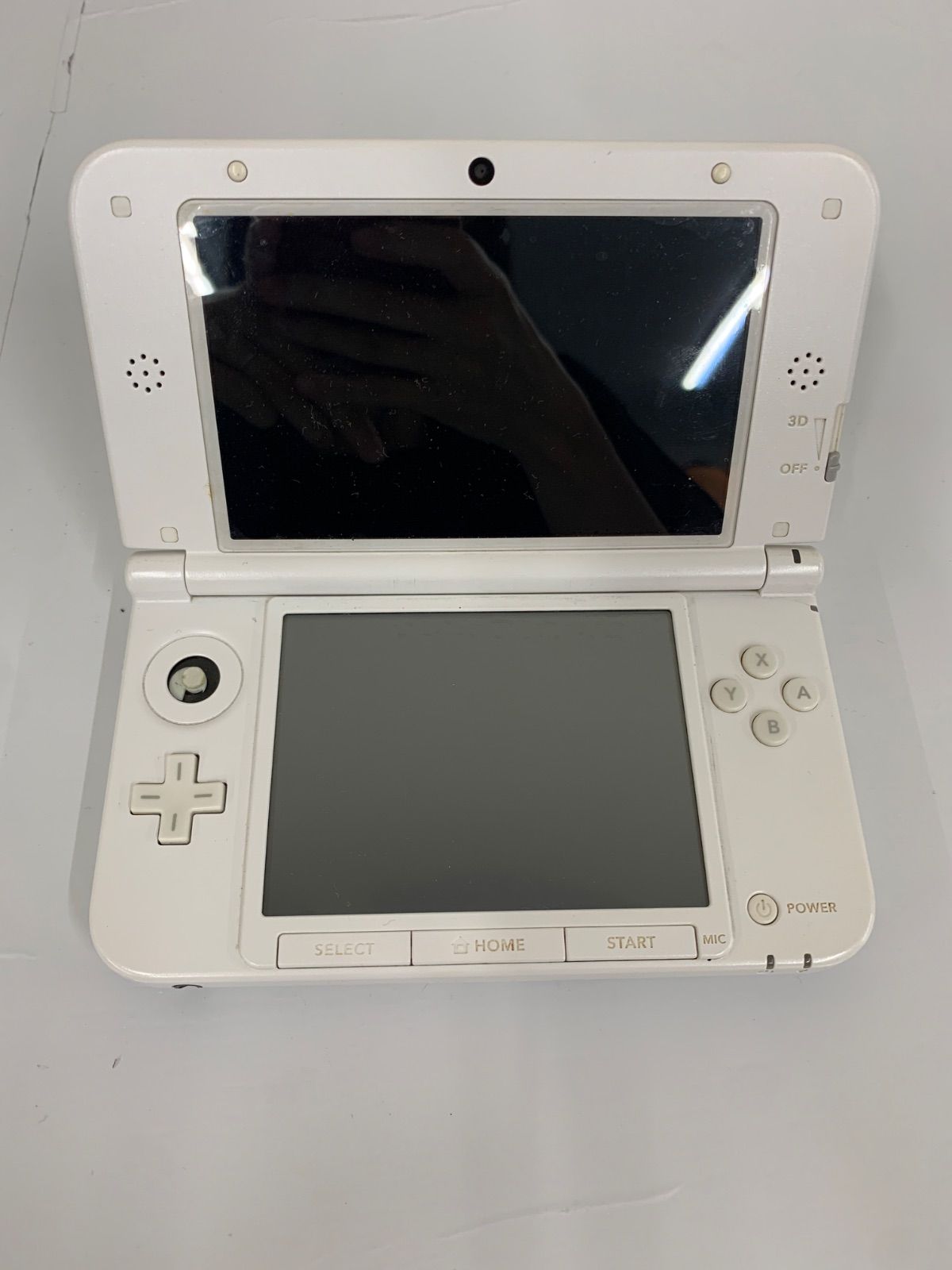 ○2【ジャンク品】Nintendo ニンテンドー 3DS LL 白 ホワイト