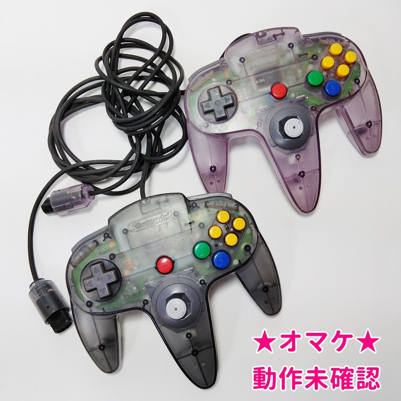 [USED] NINTENDO64 ニンテンドー64 本体 ACアダプター AV接続コード コントローラー  任天堂 テレビゲーム　【本体使用可能】