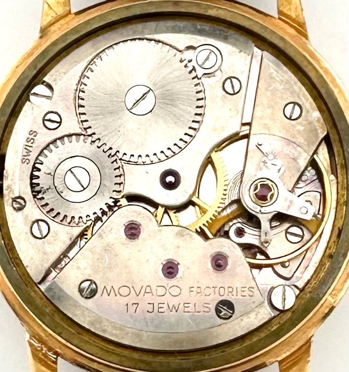 MOVADO K18PG Splendit スモセコ 手巻き時計 金無垢 モバード