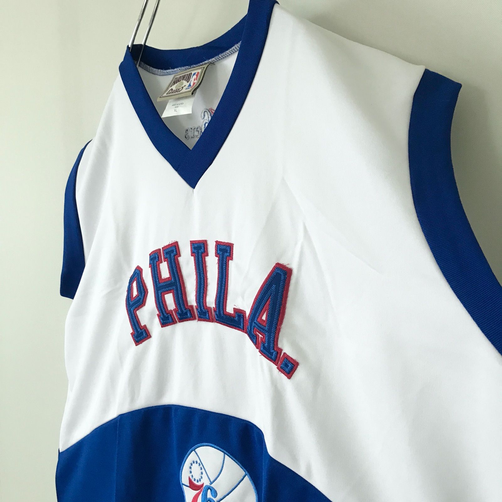 Hard wood Majestic NBA シクサーズ ジャージ XL ②