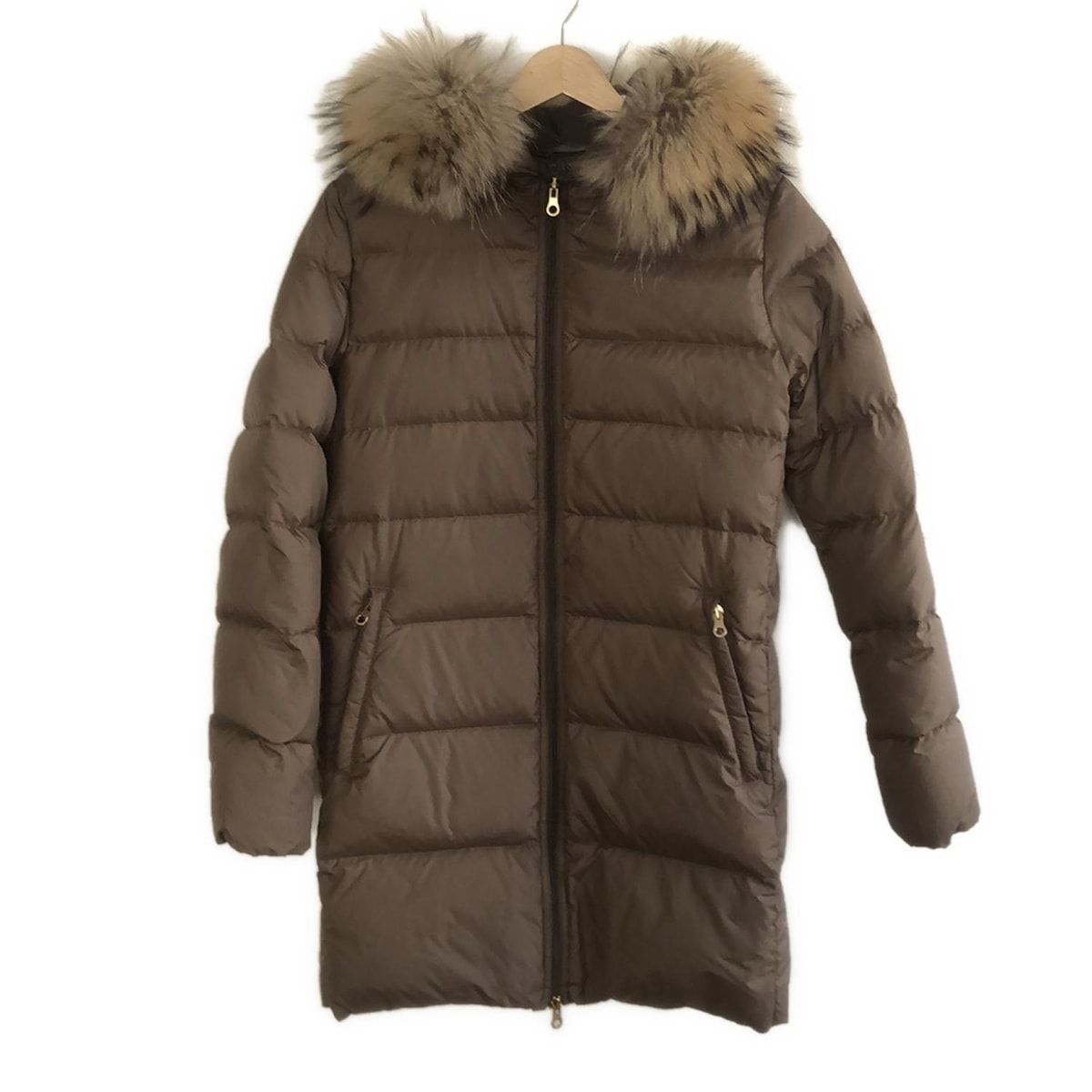 DUVETICA デュベティカ ダウンコート サイズ42 M レディース SAOIRSE グレーベージュ 長袖|冬