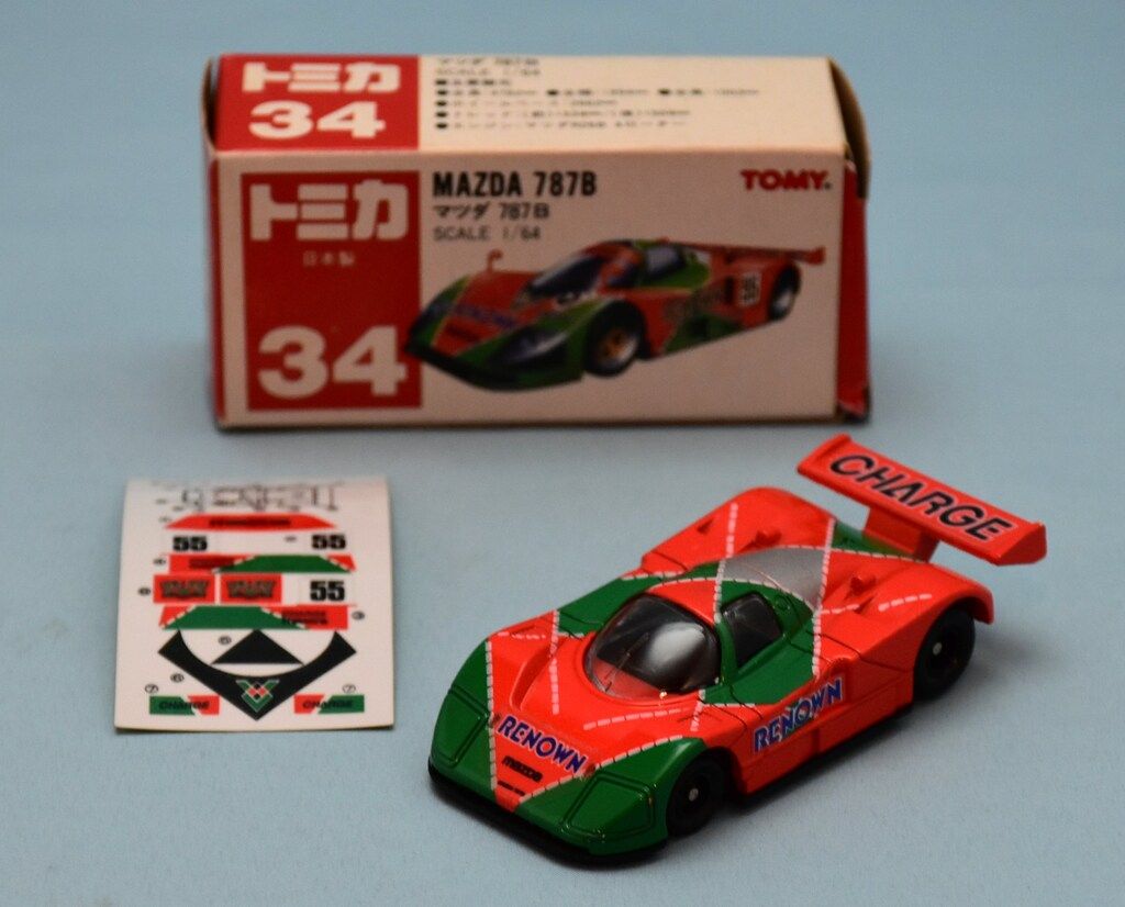 トミカ　赤トミー　マツダ787B マツダ787B 1991ル・マン優勝車 | 製品をさがす | tomica
