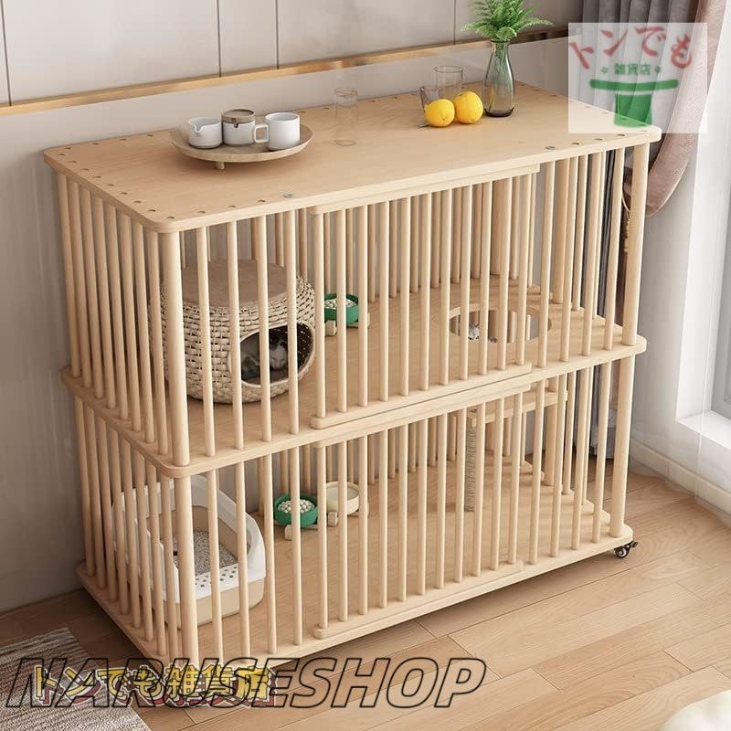 登場 特大フリースペースキャットハウスハウス 猫の家 キャットヴィラキャットケージホームインドアキャットキャビネット