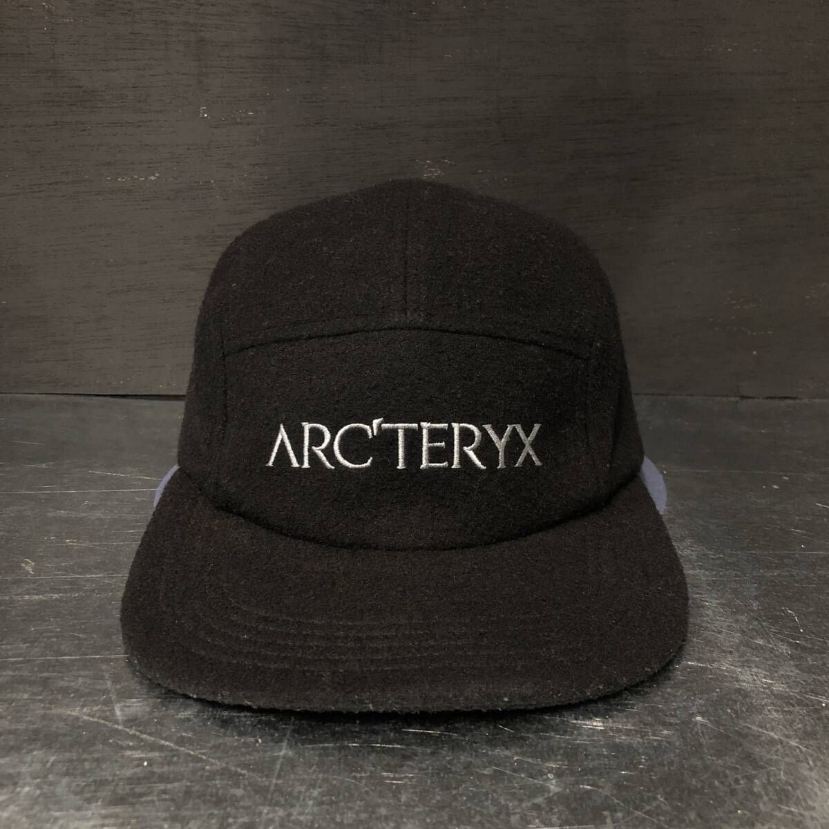 GQ535◇ARC'TERYX : 5Panel Wool Hat◇黒 アークテリクス 5パネルウールハット キャップ