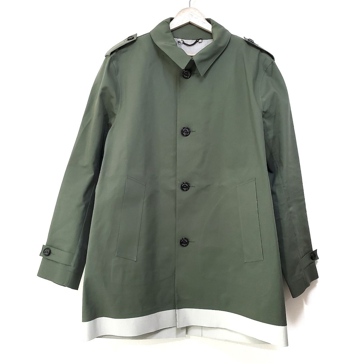 人気ブランド新作豊富 ハンコック HANCOCK ゴム引きコート size38 美中古 Jacket Outer