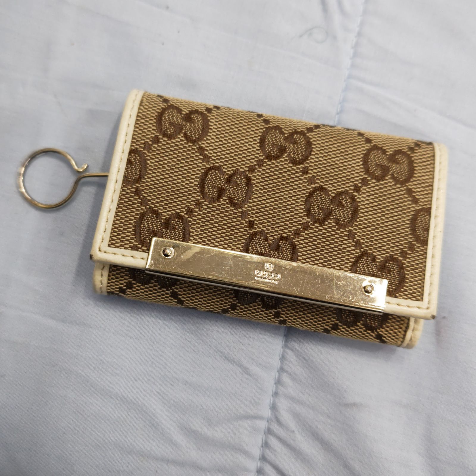 S92842 グッチ GUCCI GG キャンバス キーケース 6連 - メルカリ