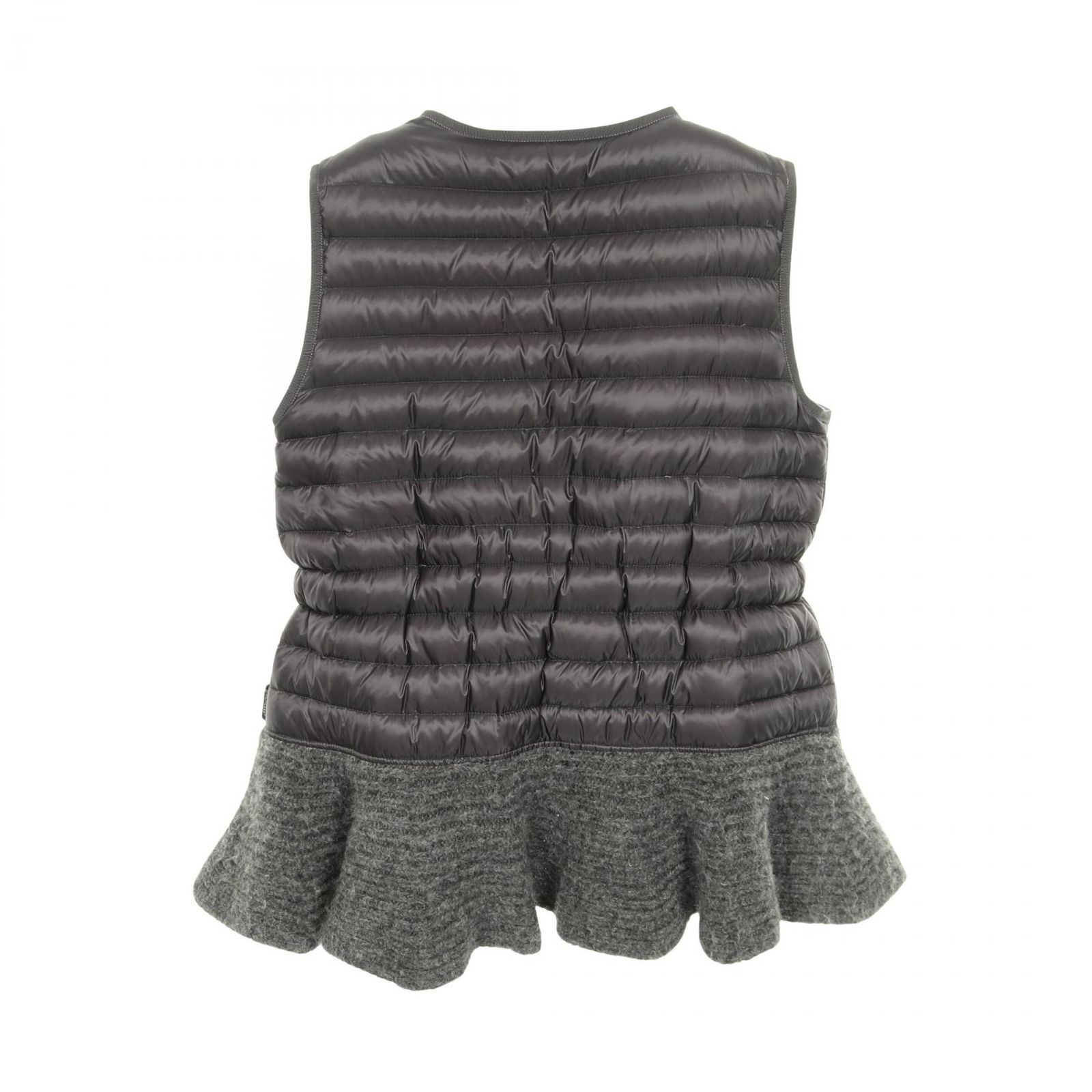 モンクレール MONCLER ダウンベスト MAR ブラック ナイロン ダウンベストMAR レディース Used A