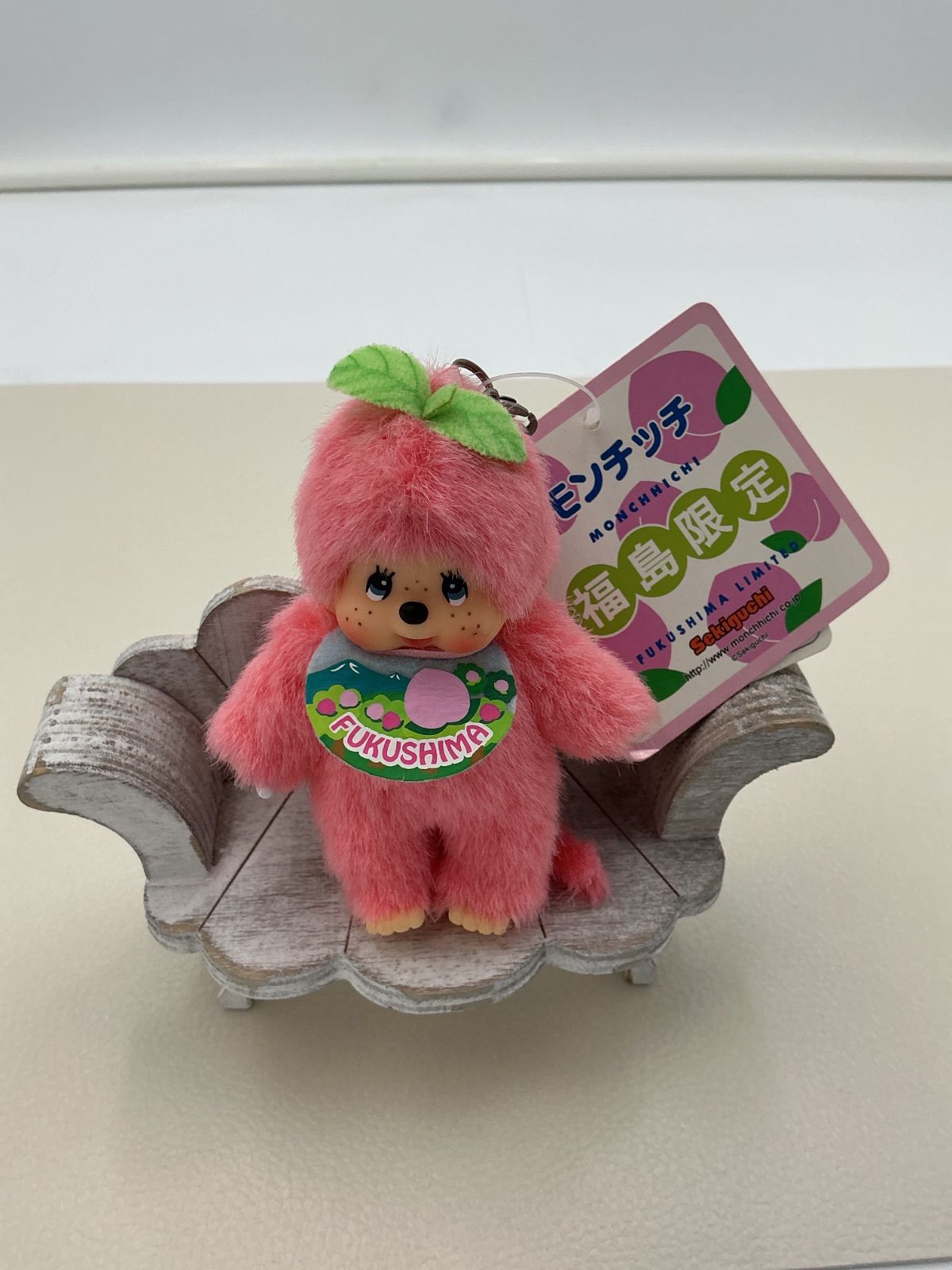 福島限定 桃モンチッチ 希少 ご当地モンチッチぬいぐるみFUKUSHIMA福島