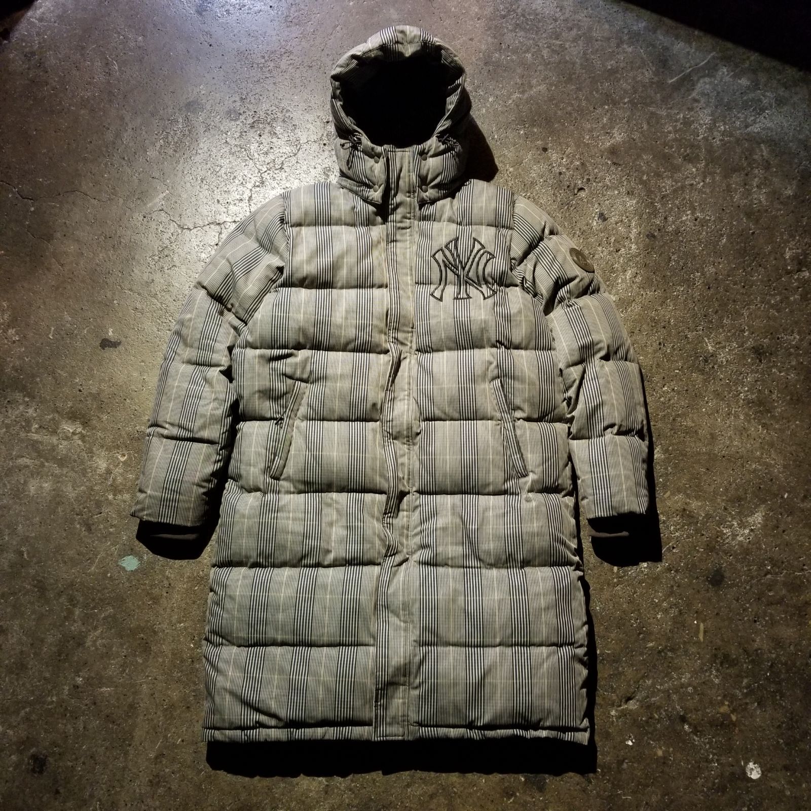 KITH 21AW MLB for New York Yankees Midi Parka L キス NYヤンキース 