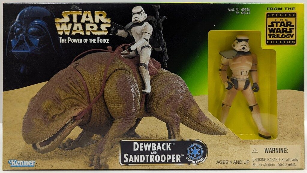 ハズブロージャパン (ACTION FIGURE) DEWBACK AND SANDTROOPER 3.5インチ