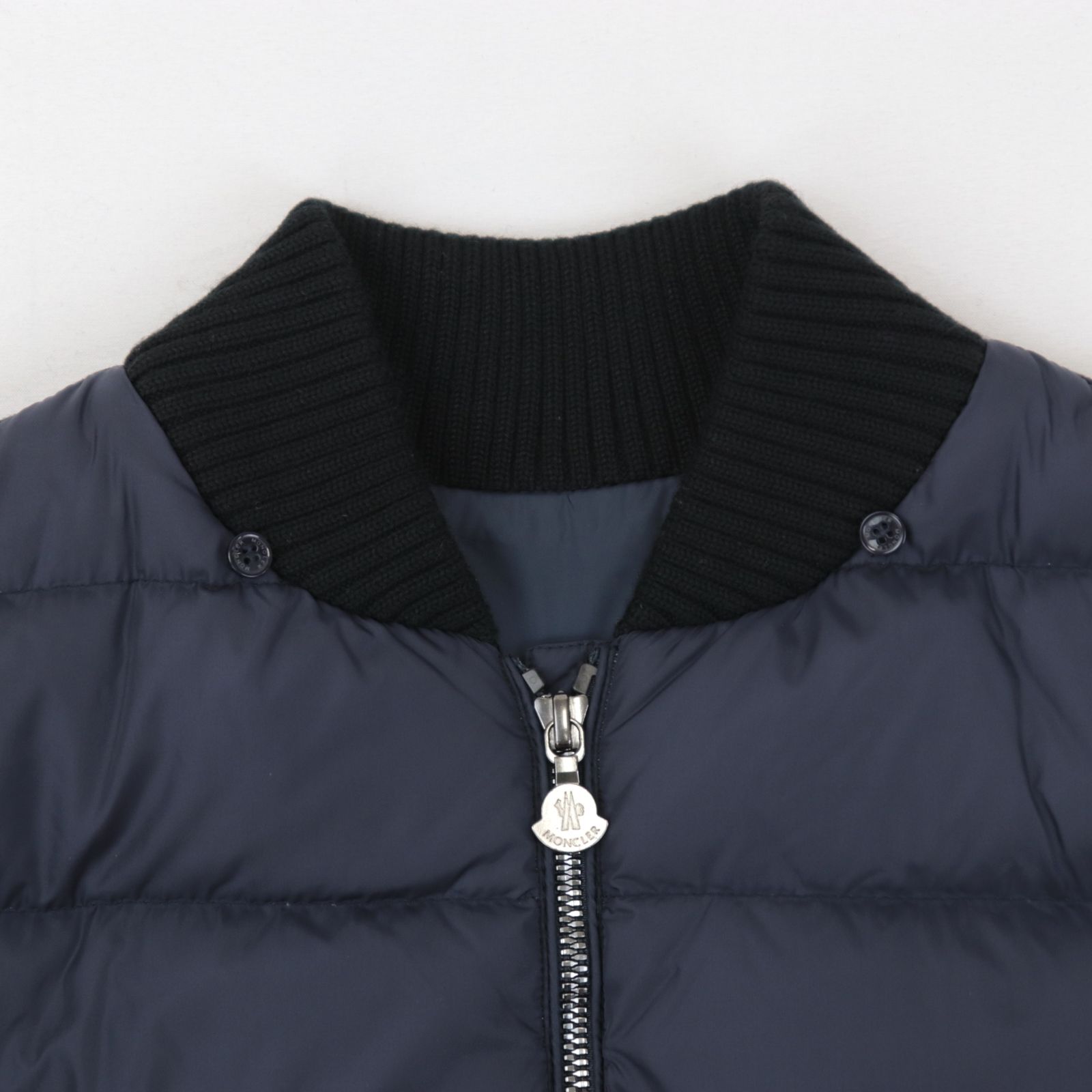 美品 モンクレール ブロワ ウール切替 ダウンジャケット キッズ  