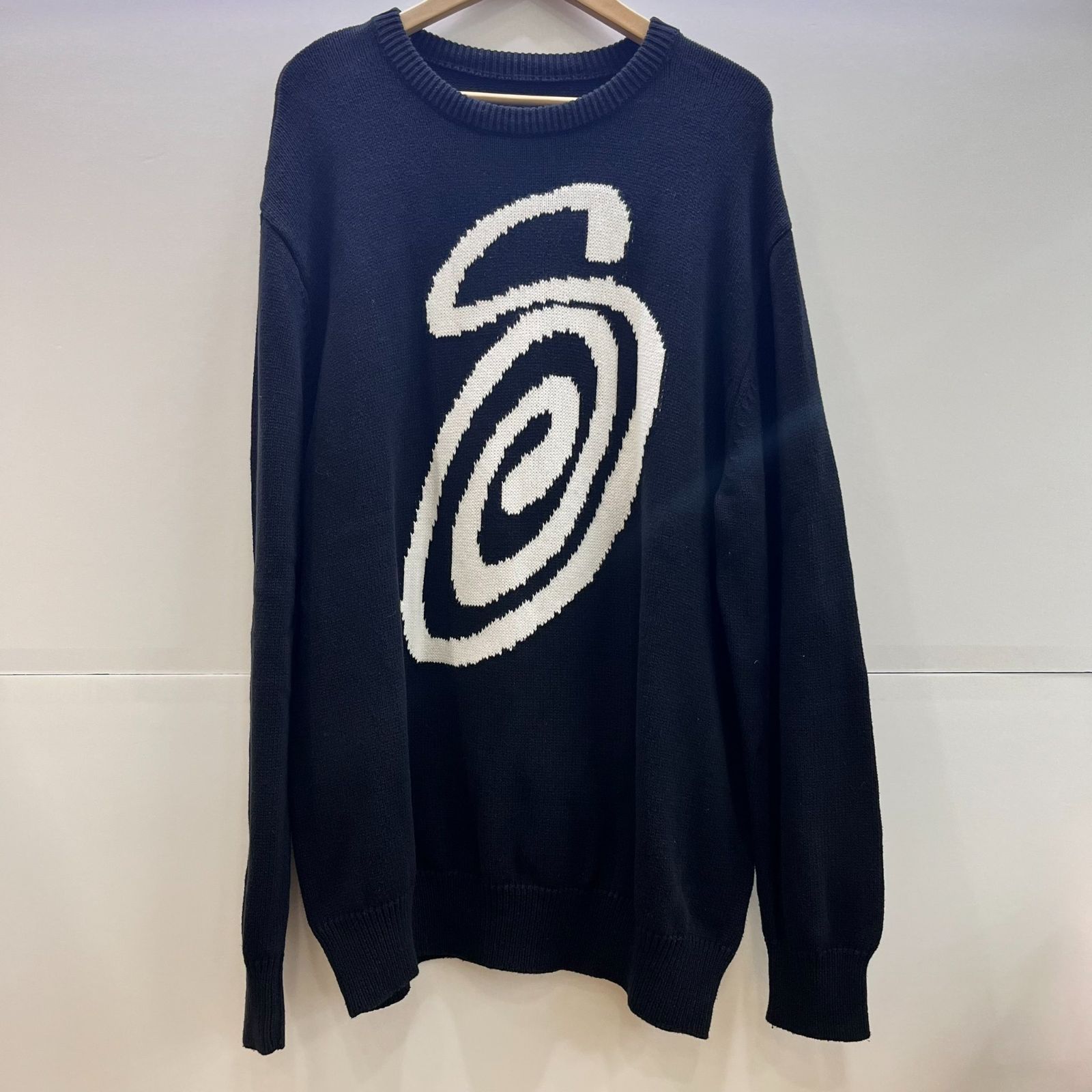 STUSSY curly S SWEATER サイズXL ニット ブラック ステューシー Sロゴ セーター 【T0576-001】◇ - メルカリ