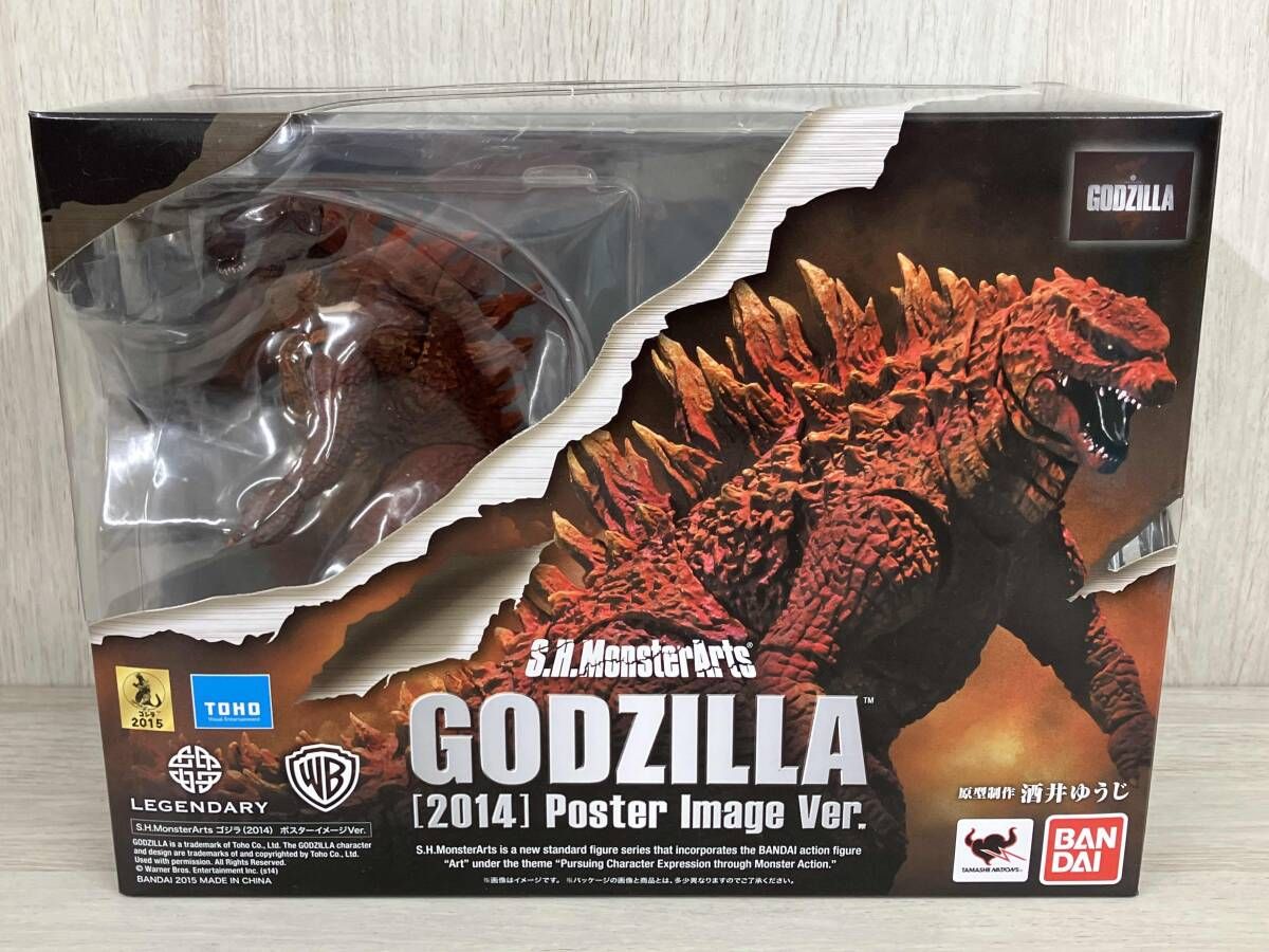 ◆ 単品 S.H.MonsterArts ゴジラ 2014 ポスタｰイメｰジ Ver. GODZILLA ゴジラ