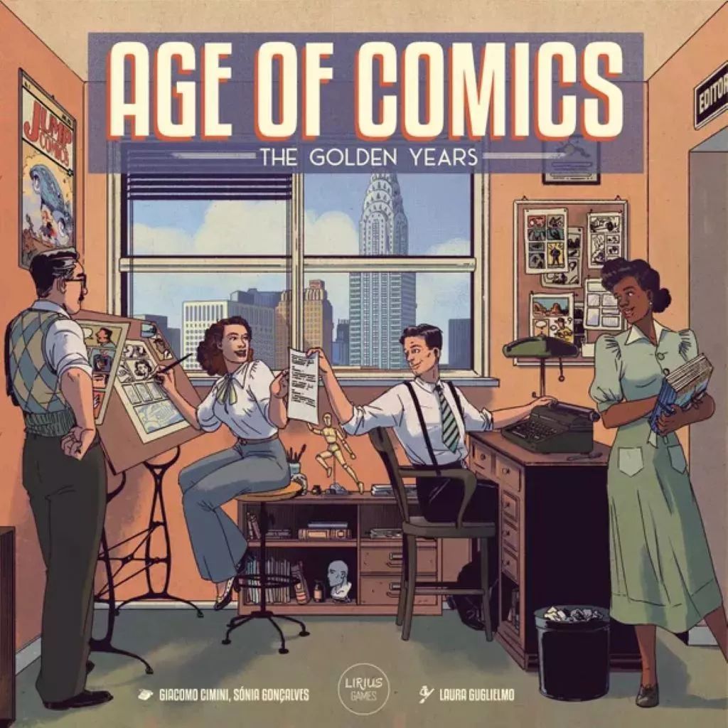ボードゲーム コミックス黄金時代 英語版 Age of Comics The G en Years