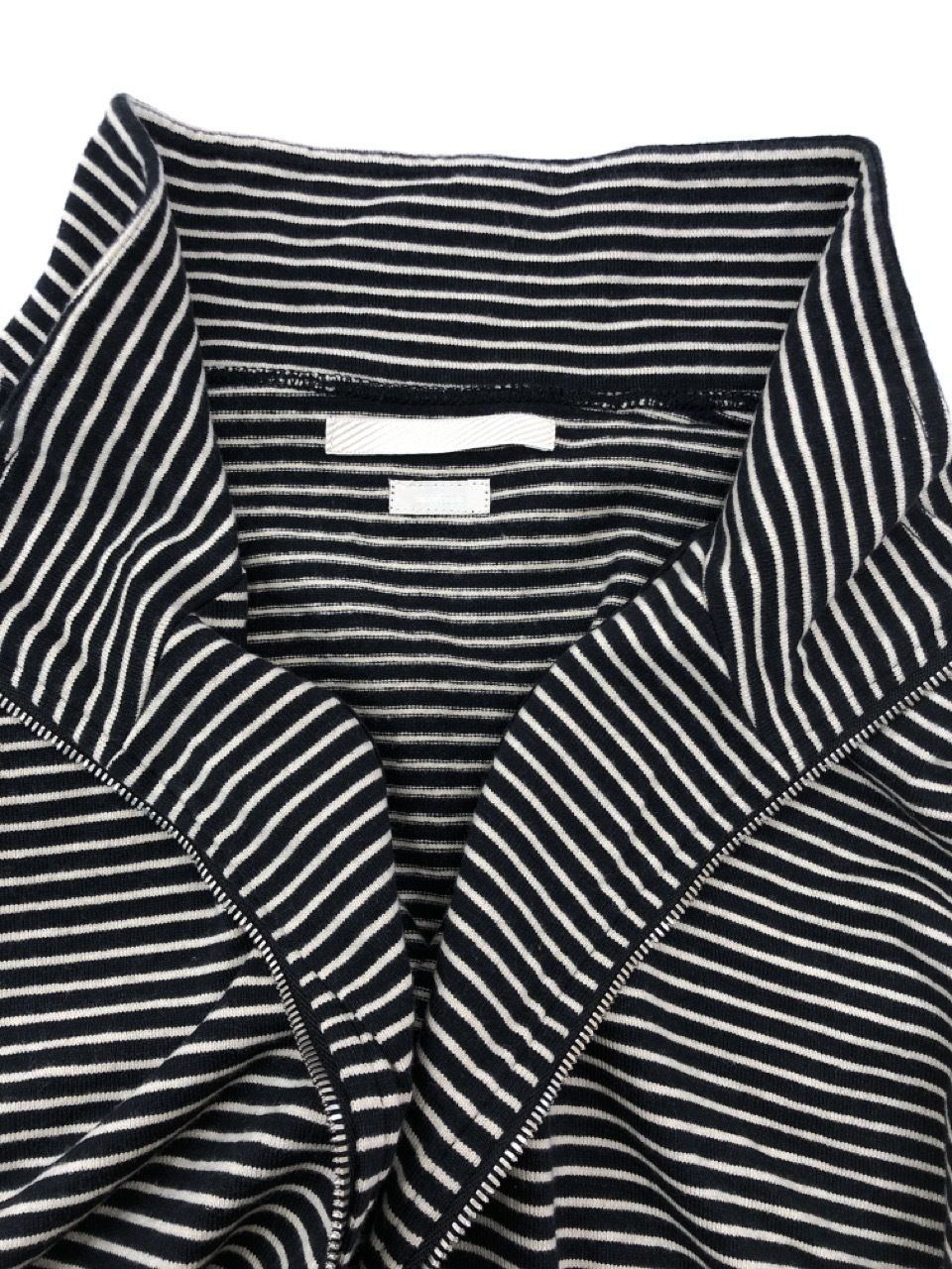 blurhms 23SS Cotton Napping Border Harf-zip 3 ブラック - メルカリShops