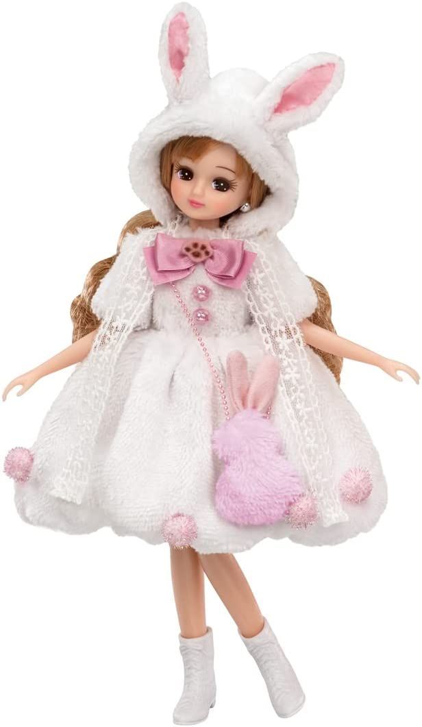 【新品】リカちゃん ドレス LW-07 ふわモコしろうさぎ 着せ替え おままごと 