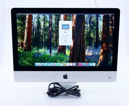 Apple iMac 21.5インチ Retina 4K 2019 Core i5-8500 3GHz 16GB 1TB HDD 28GB Radeon Pro 560X macOS Sequoia