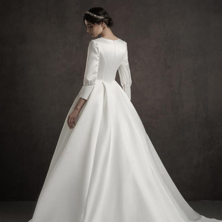 ロングドレス ロングドレス ウェディング フィッシュテール パーティー