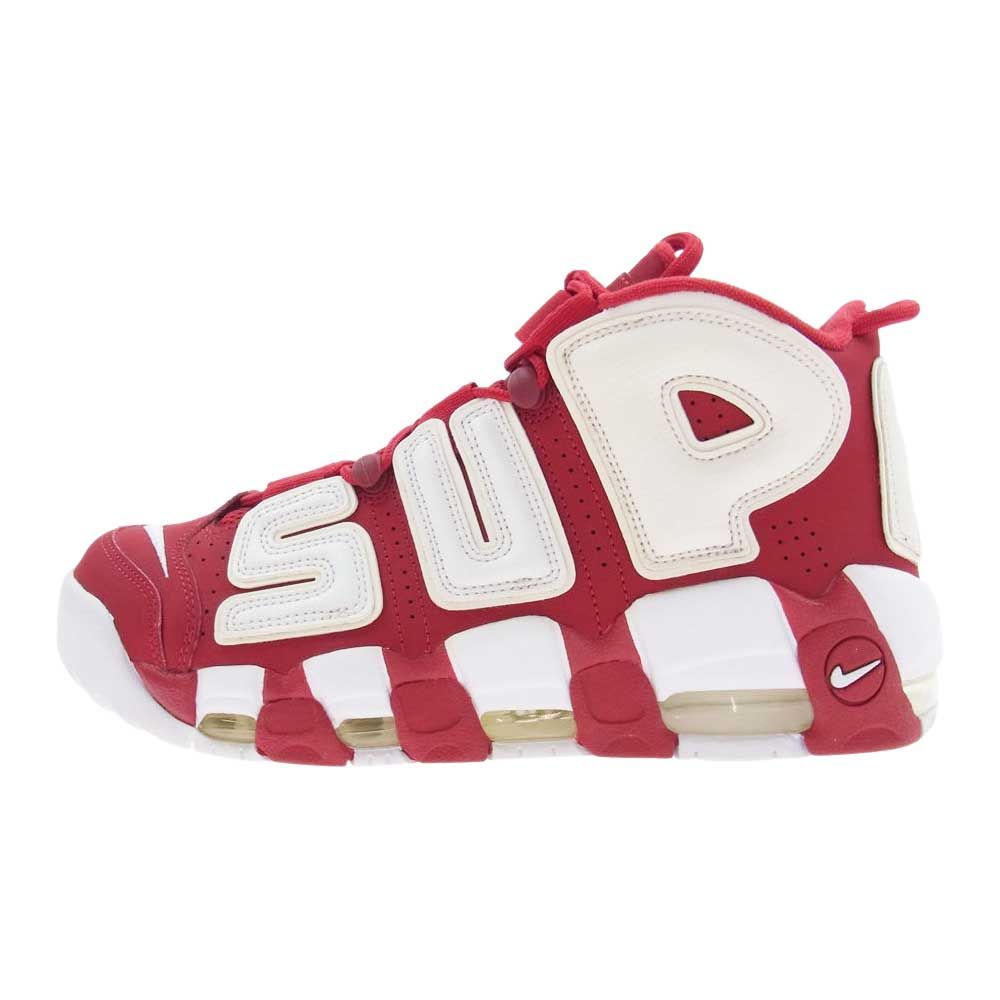 Supreme シュプリーム スニーカー 902290-600 × NIKE ナイキ AIR MORE ...