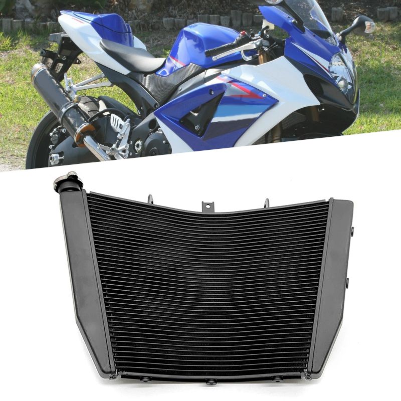 スズキ GSXR1000 K7 2007-2008 GSX-R1000 バイク アクセサリー アルミラジエータークーラー 冷却ウォータータンク GSXR 1000