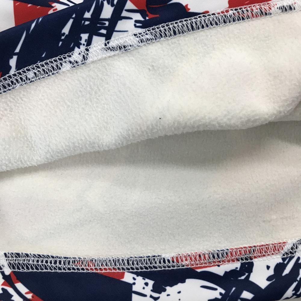 超美品】ラウドマウス スカート 白×レッド×ネイビー 総柄 裏起毛