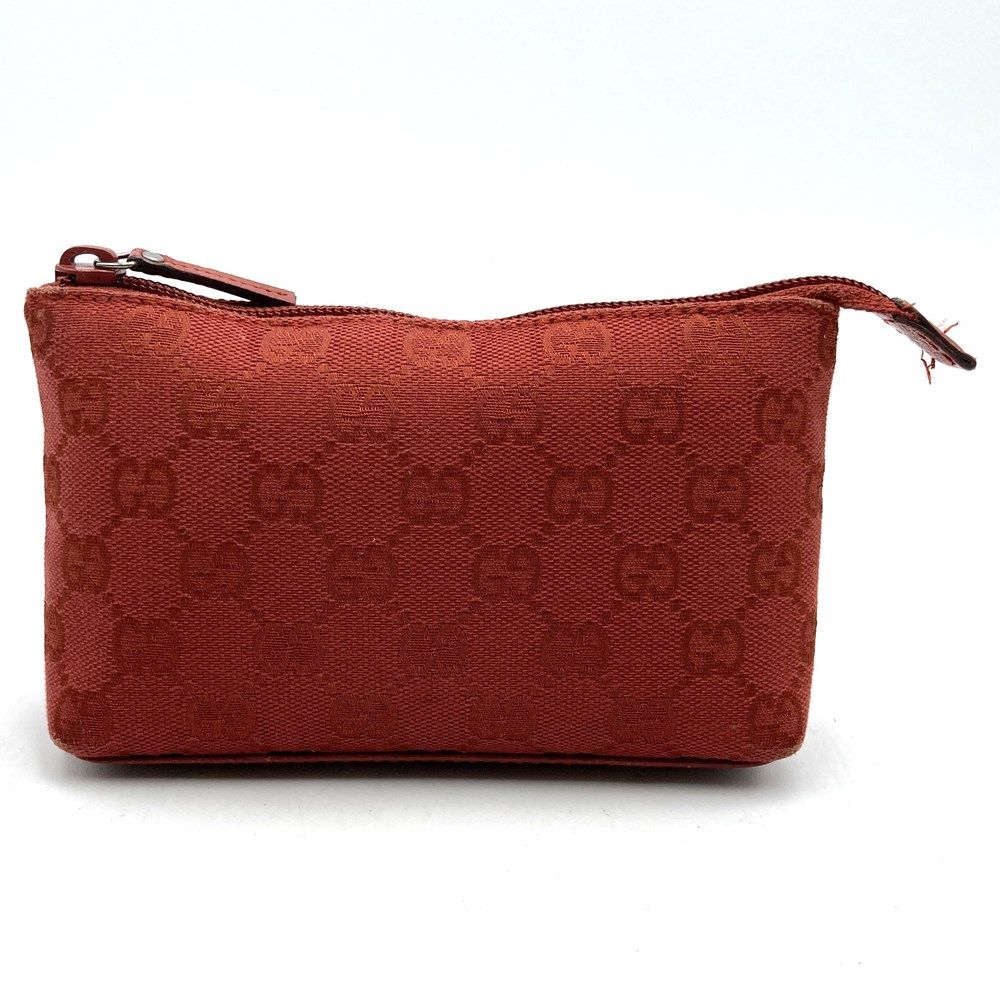 5％OFF!!! 6|11まで GUCCI グッチ 115237 ポーチ 小物入れ メイクポーチ 化粧ケース GGキャンバス レッド レディースファッション小物