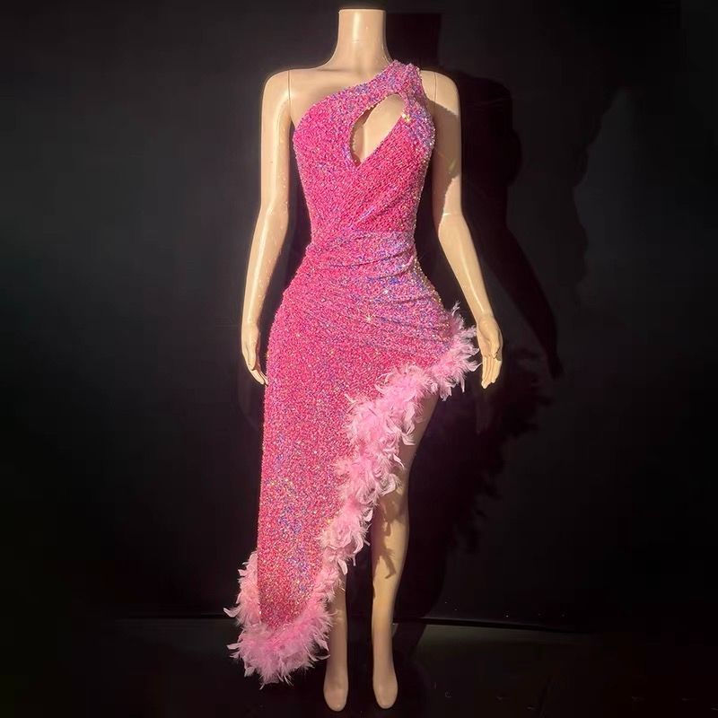 ベリーダンス 胸元豪華な衣装 紫＆ピンクパープル 舞台衣装 発表会