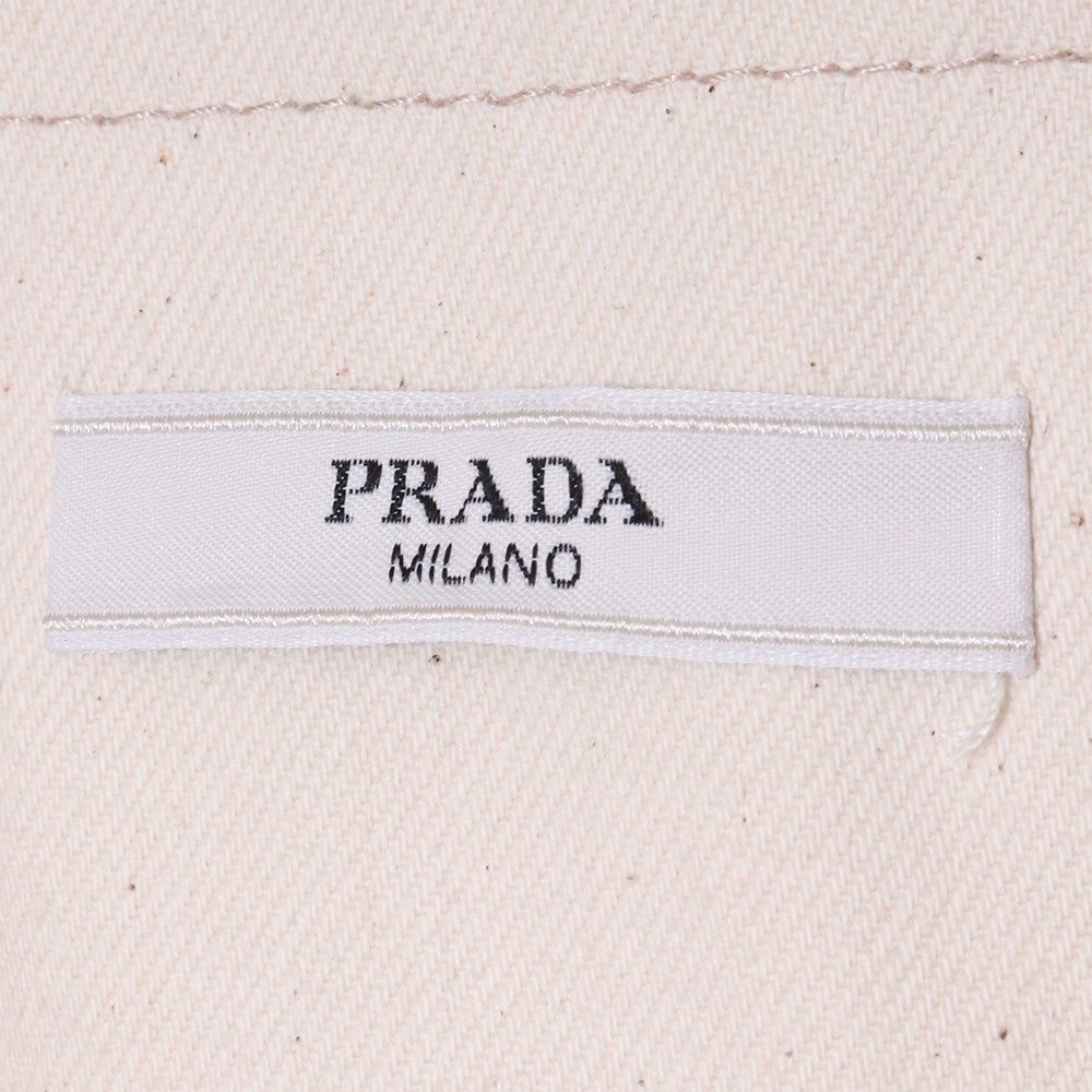 PRADA TRIANGLE LOGO DENIM VEST Sサイズ - メルカリ