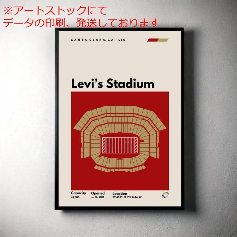 mz ポスター A1 サイズ (~A4まで対応可) サンフランシスコ 49ers