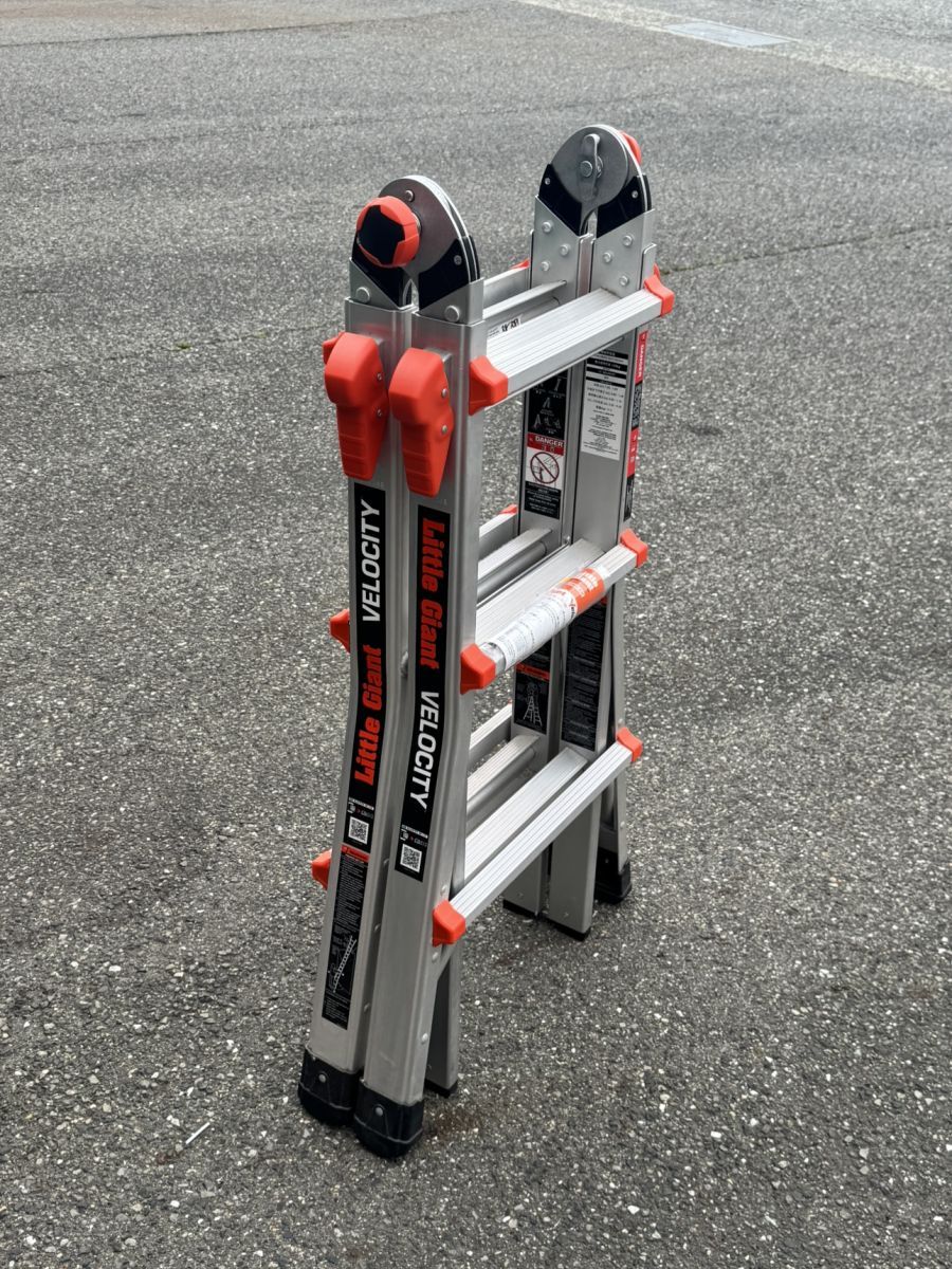 ▽▽ 長谷川工業 ヴェロシティ 兼用脚立 LG-15413 リトルジャイアント 脚立 伸縮 脚立