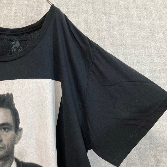 ジョニーキャッシュTシャツJohnny CashバンドTフォト大きい