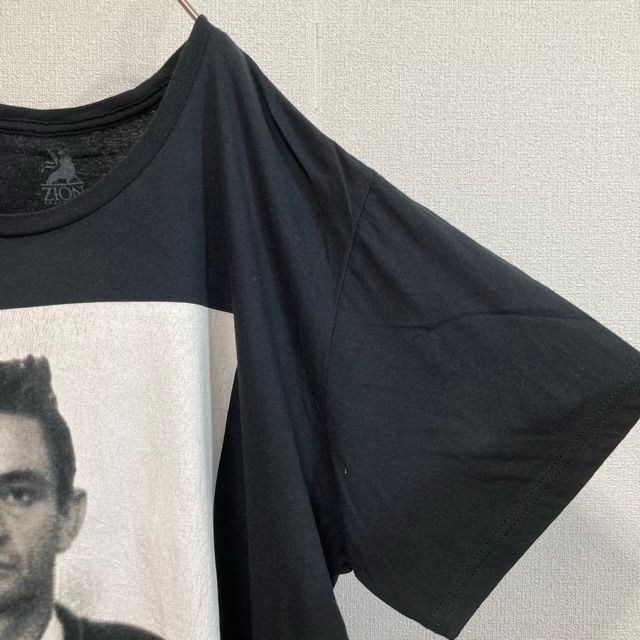 ジョニーキャッシュTシャツJohnny CashバンドTフォト大きいサイズ