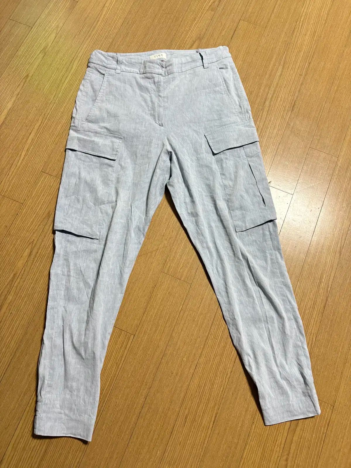 レディース リネンジョガーパンツ