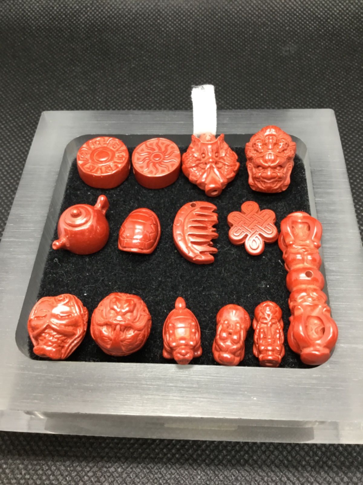 賢者の石 福富奇石！純シナバー各種類パーツ 単品❣️ 金運up 福富奇石