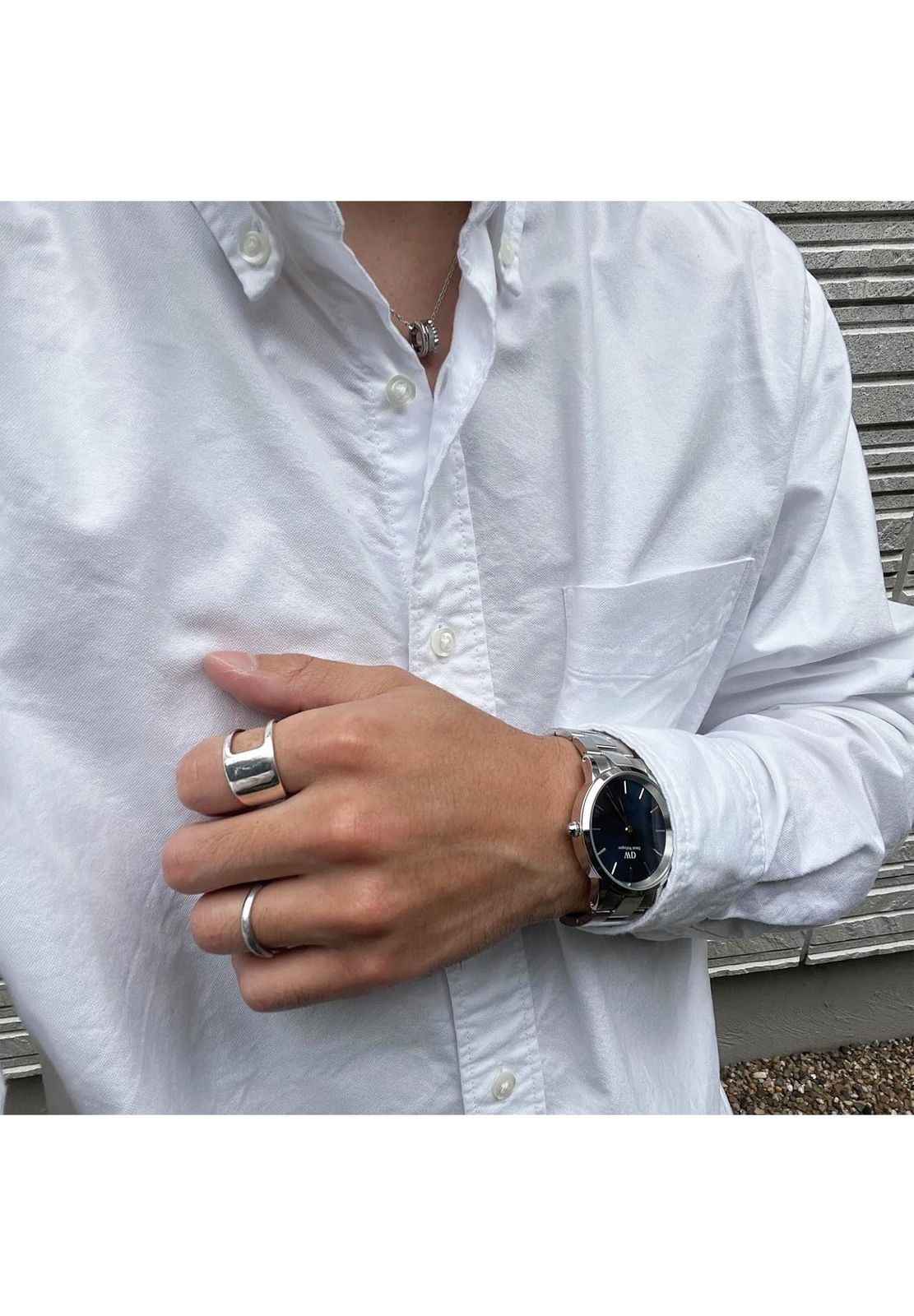 Daniel Wellington ダニエルウェリントン Iconic Link 32mm Silver|Black