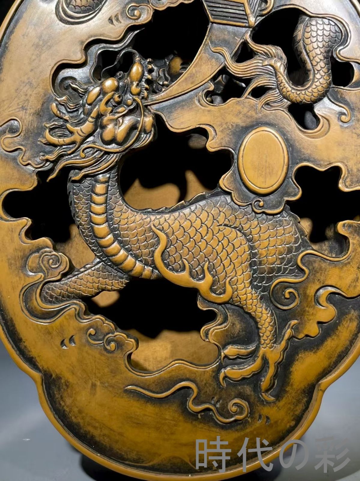 紅絲透かし 麒麟送宝