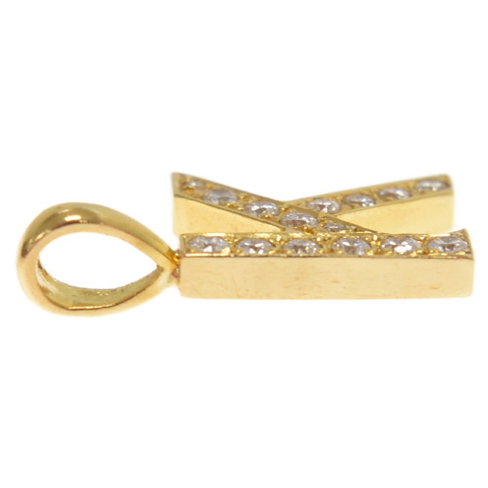 EYEFUNNY (アイファニー) ダイヤイニシャル K ネックレストップ  