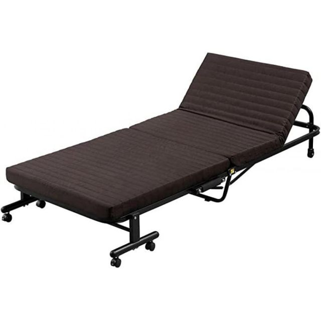 アイリスオーヤマ 折りたたみベッド OTB-PSN／現行モデル／説明書付き／美品 折りたたみベッド OTB-PSN ブラック