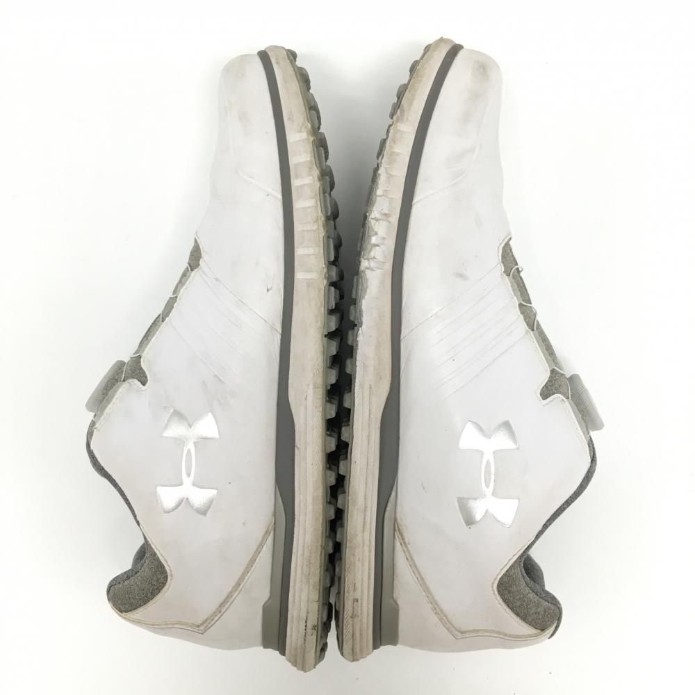 ☆SALE20％OFF☆アンダーアーマー ゴルフシューズ 白×グレー 3022257