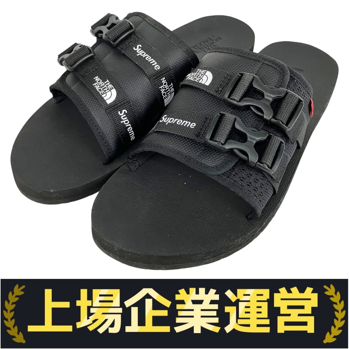 supreme North Face コラボ サンダル ブラック ユニセックス supreme North Face コラボ サンダル ブラック ユニセックス