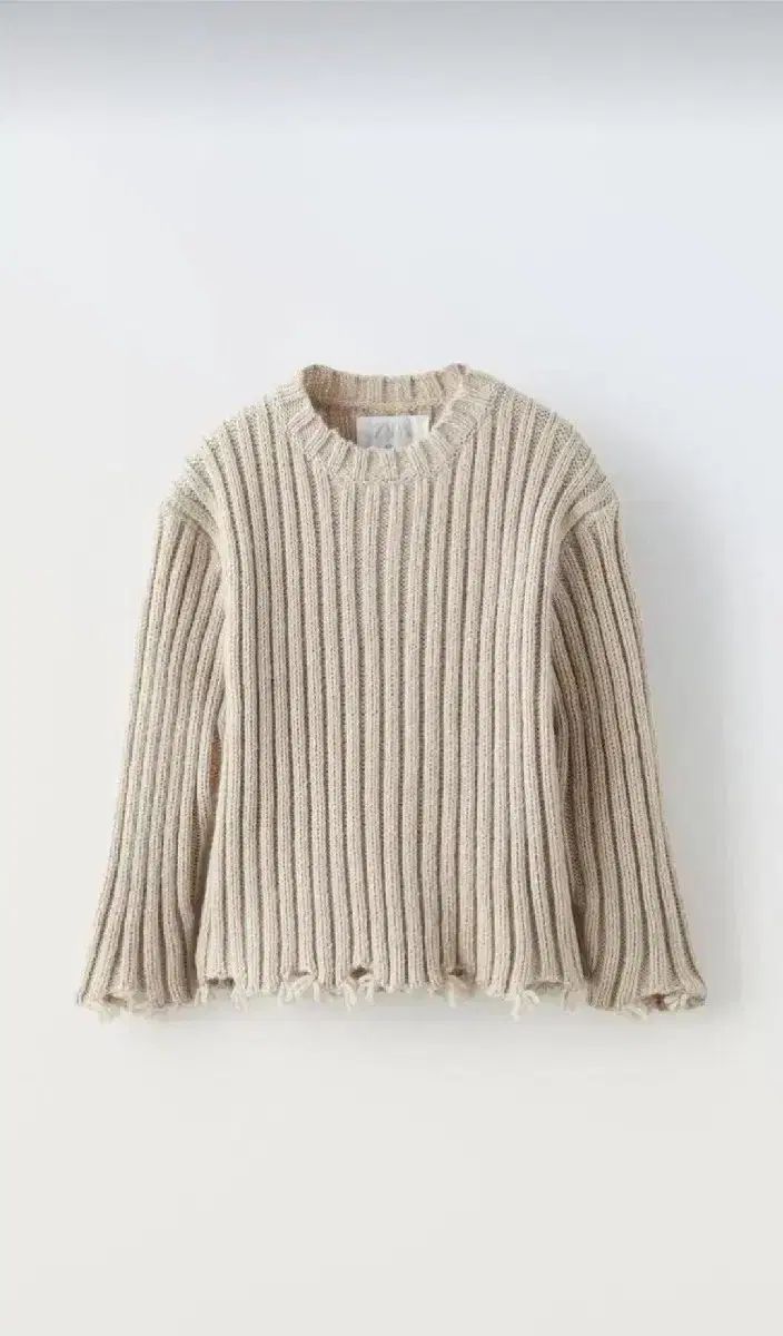 超激得，豊富な ザラキッズ ダメージ リブ セーター 新品 Tシャツ