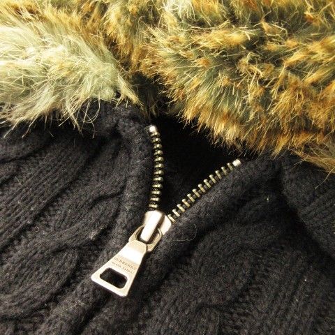 バーバリーブラックレーベル BURBERRY BLACK LABEL ニットパーカー