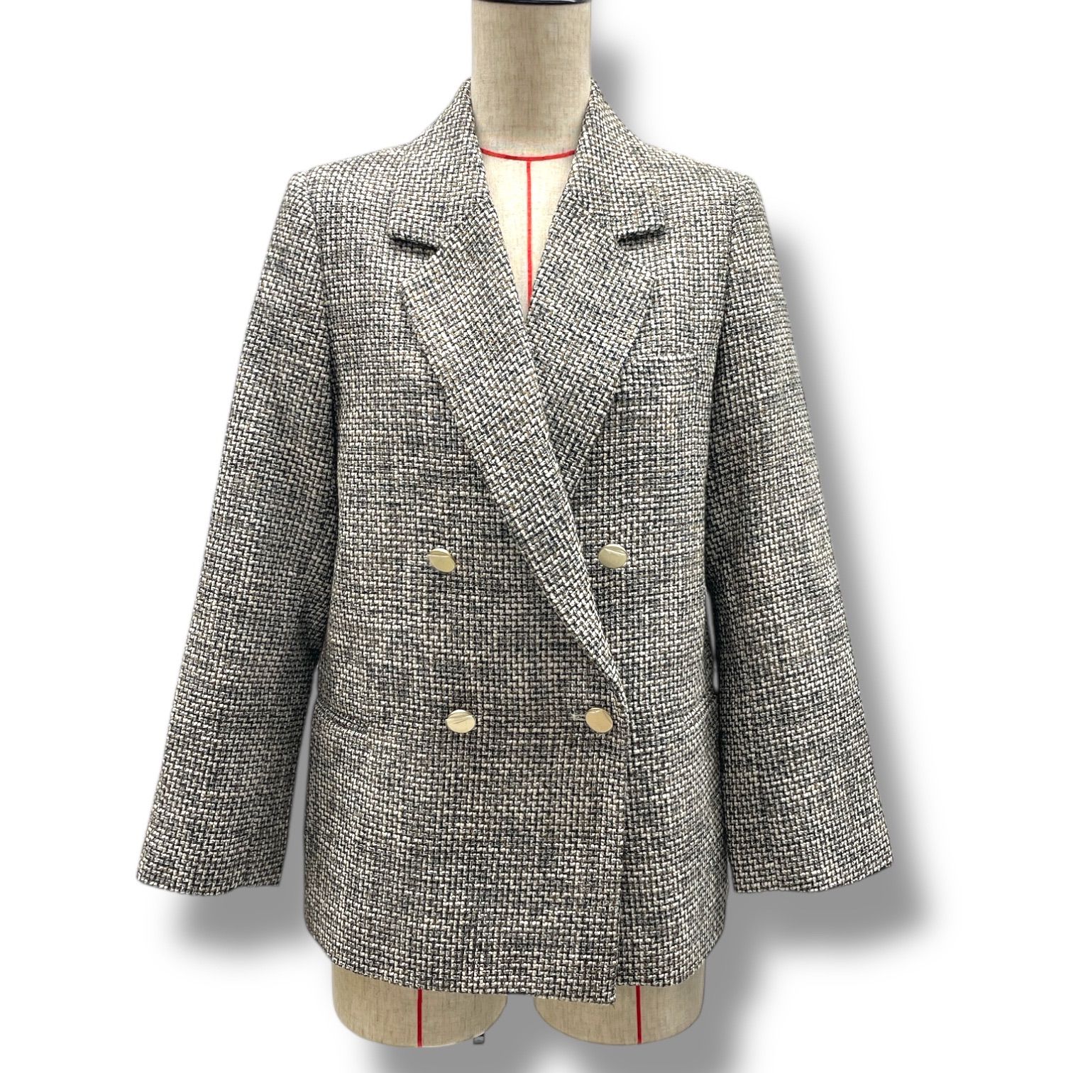 Mila Owen ミラオーウェン 金釦ダブルブレストブレザー テーラード